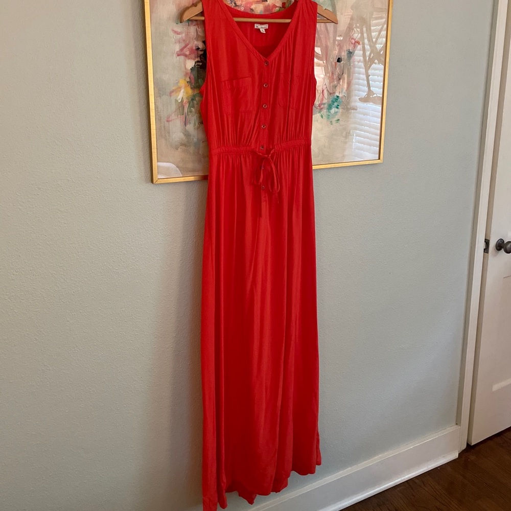 GAP Coral Sleeveless Maxi
